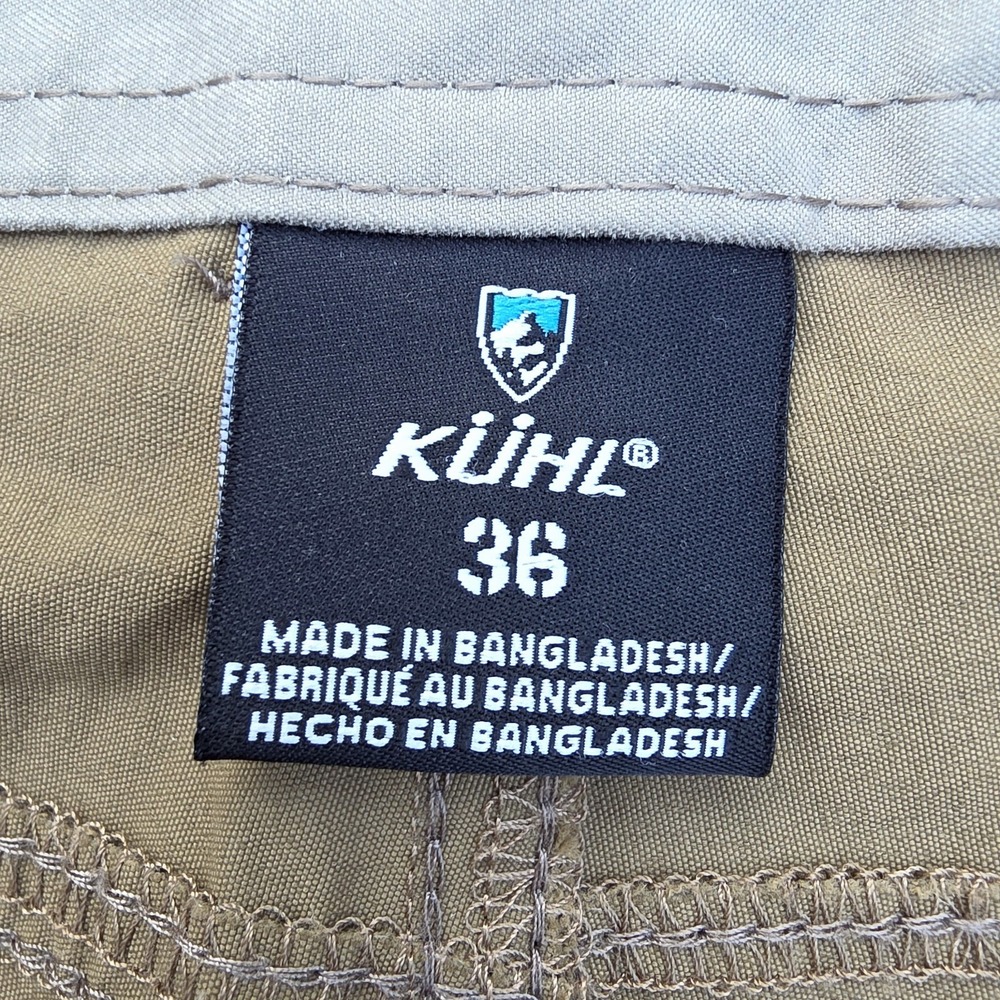 KUHL Hiking Shorts Size 36 Brown Silencr Kargo Cargo Gorpcore Outdoors Stretch - Picture 7 of 12
